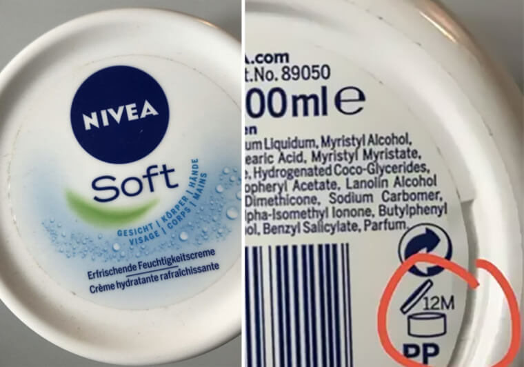 Check the bottom of beauty products for the expiry date.